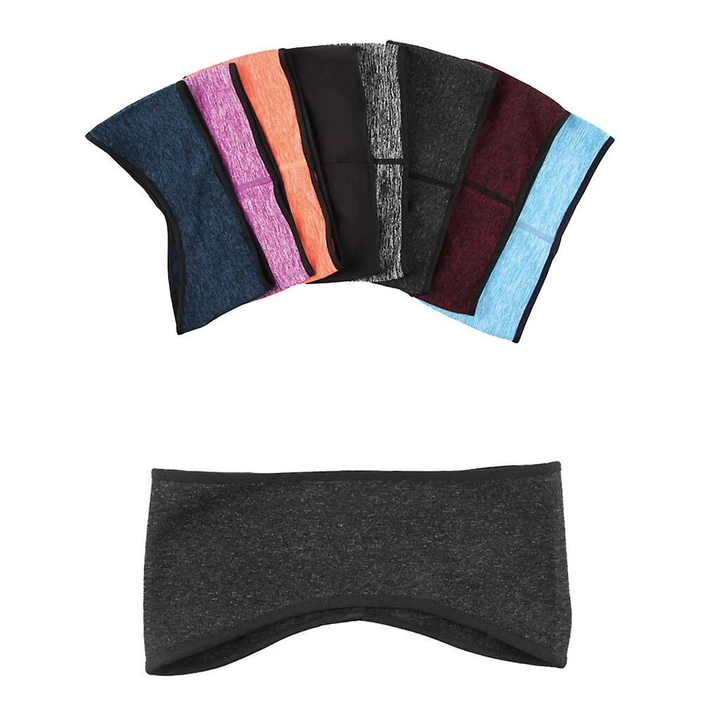 3pcs Warm Sports Headband Earmuffs Outdoor Head Wrap Winter Cycling Earwarmers For Men Women (orange, Dark Blue, Grey)