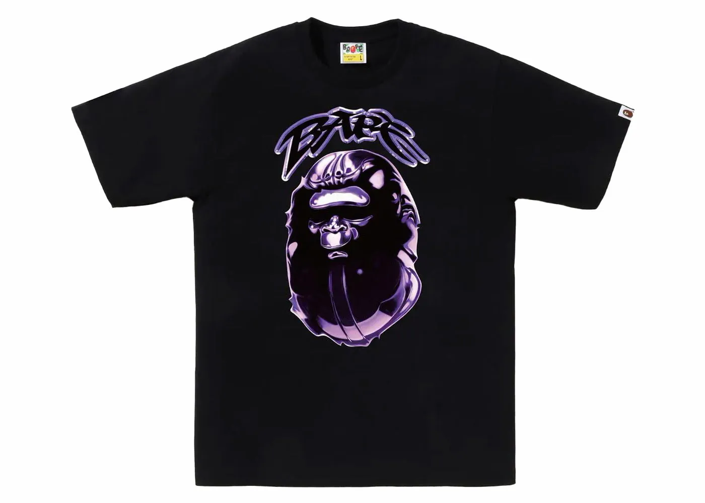 BAPE BAPE Ape Head Graffiti Tee Black