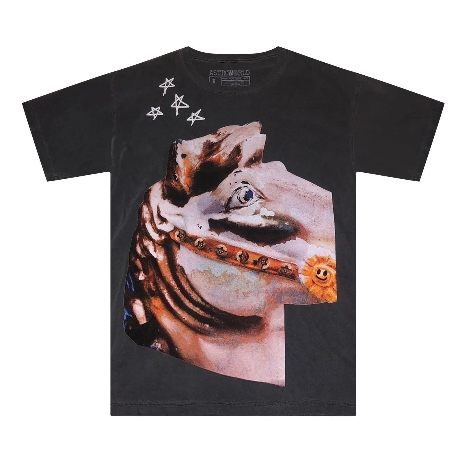 Cactus Jack by Travis Scott Astroworld Horse Head T-Shirt