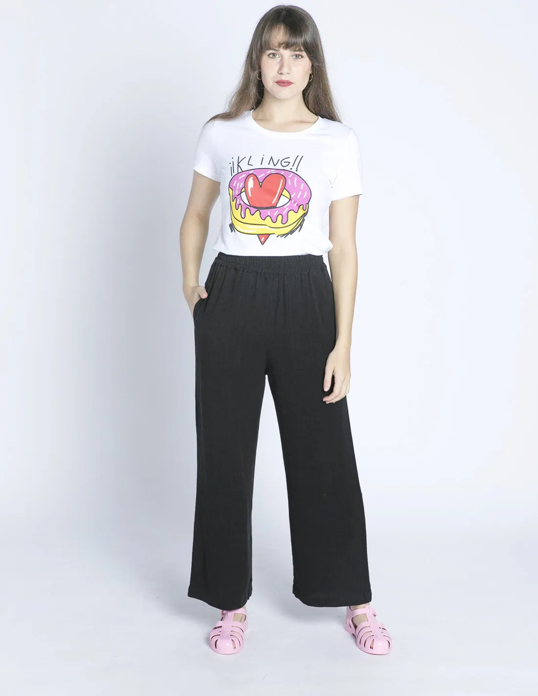 CAMISETA ALGODON DONUT CORAZON KLING