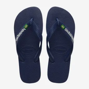 Chanclas Azules Havaianas Brasil Logo Navy Blue 43/44