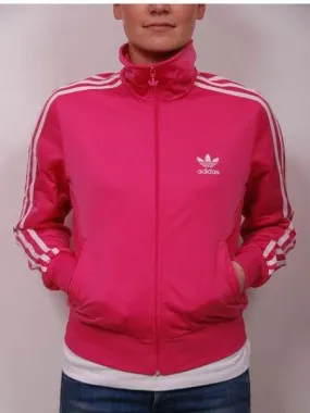 chaqueta adidas firebird tt rosa mujer