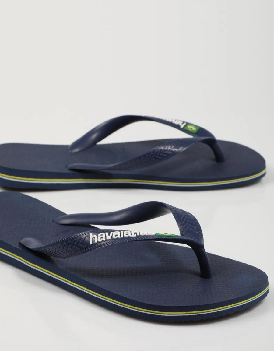  chinelos HAVAIANAS Brasil Logo 4110850 en Azul marinho 75236