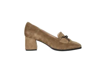 Copete Ante Taupe Trabilla Metal