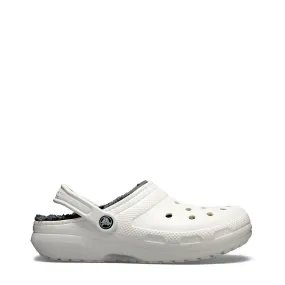 CROCS CLASSIC CLOG LINED CORDERITO BLANCO/ GRIS