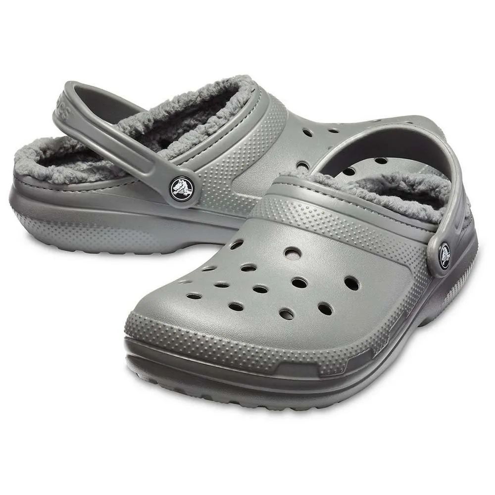 CROCS CLASSIC CLOG LINED CORDERITO GRIS OSCURO