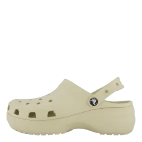 Crocs Classic Platform Clog W Bone