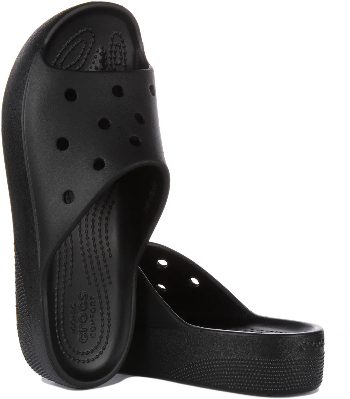 Crocs Classic Platform Sandalias para mujer en menta