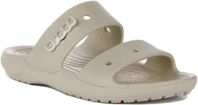 Crocs Classic Sandalia ligera para en marfil