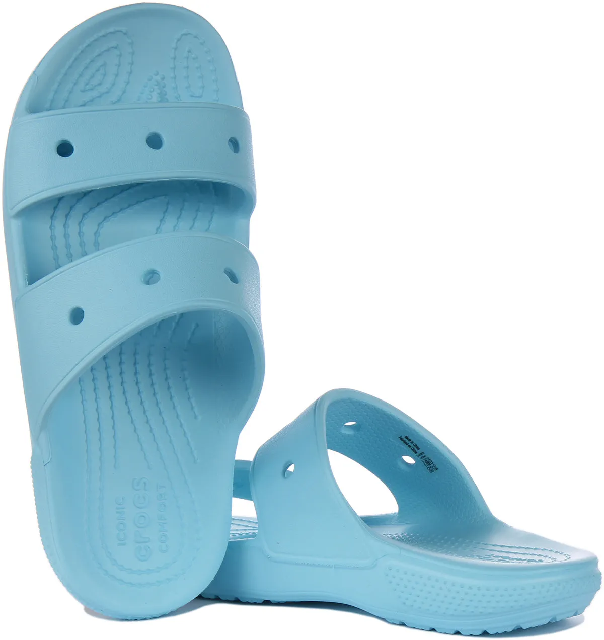 Crocs Classic Sandalia ligera para en marfil