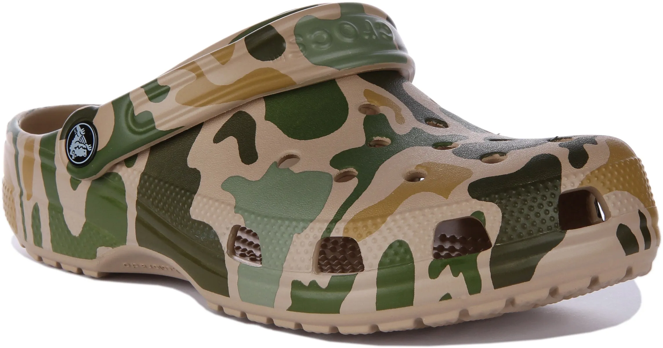 Crocs Classic Zueco con estampado de camuflaje para en camuflaje