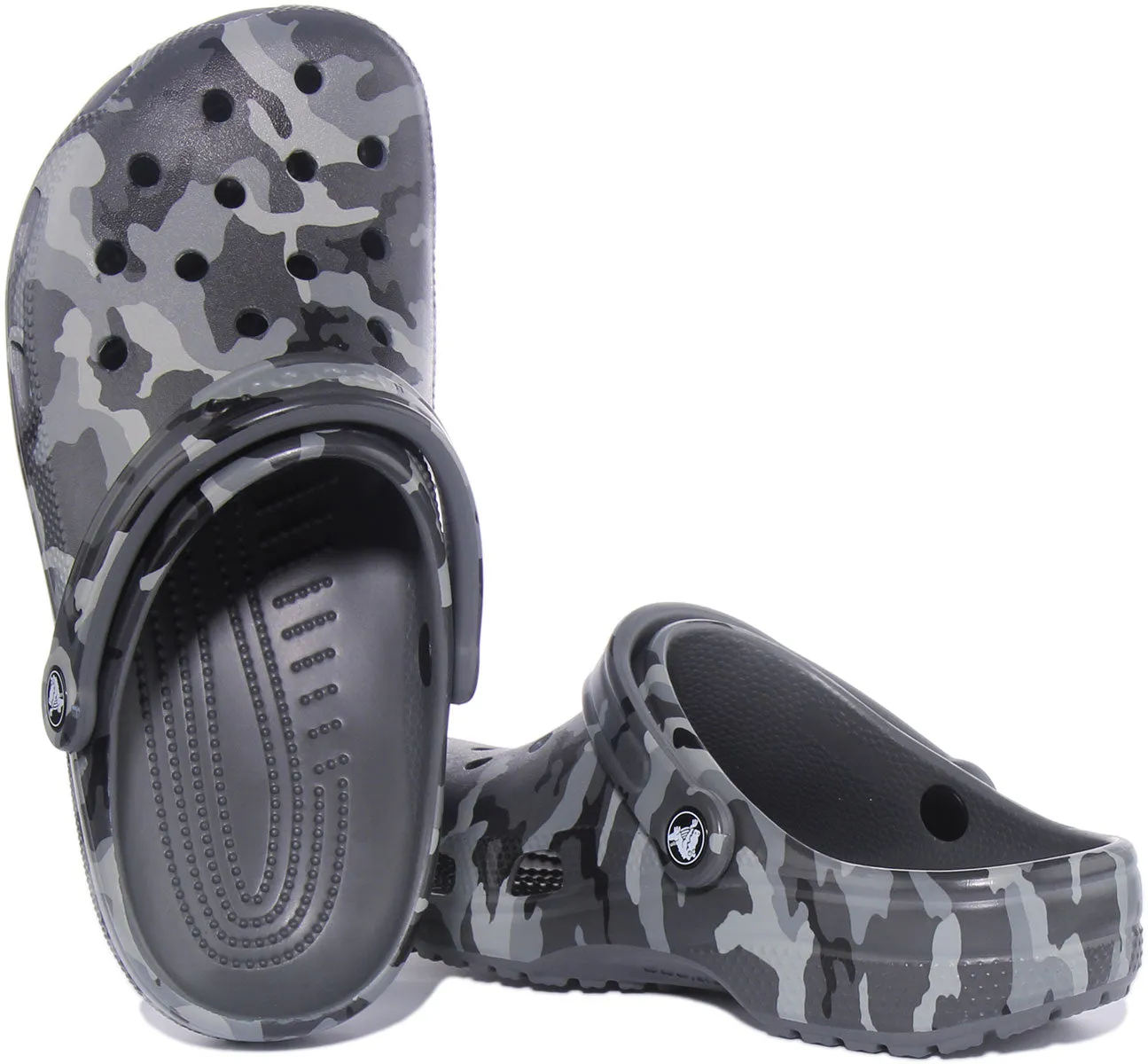 Crocs Classic Zueco con estampado de camuflaje para en camuflaje