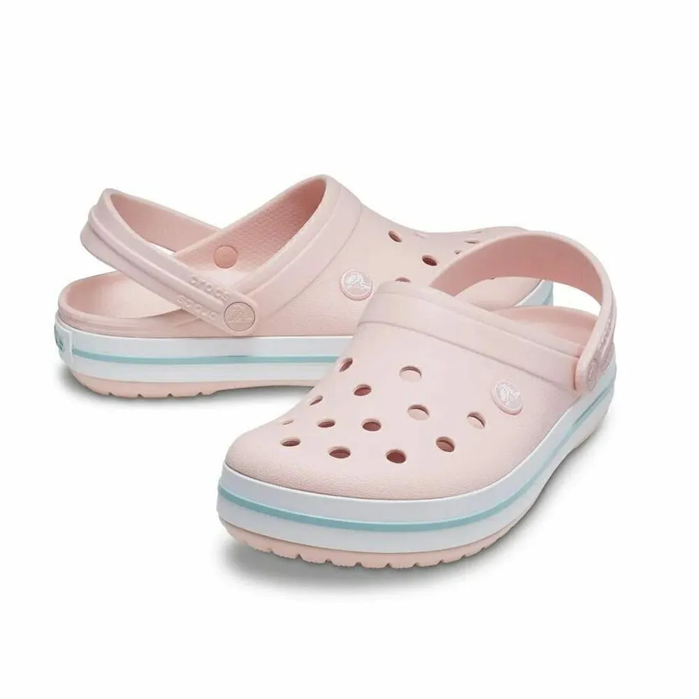 crocs clogs mujer - crocband PINK ROSE