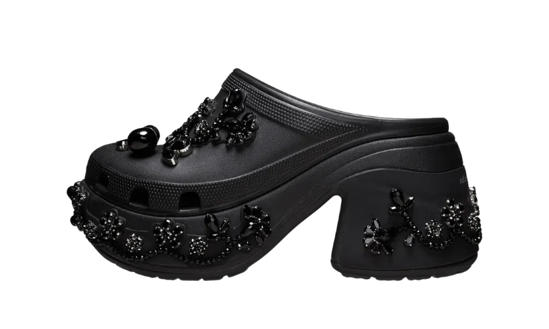 Crocs Siren Clog Simone Rocha Black
