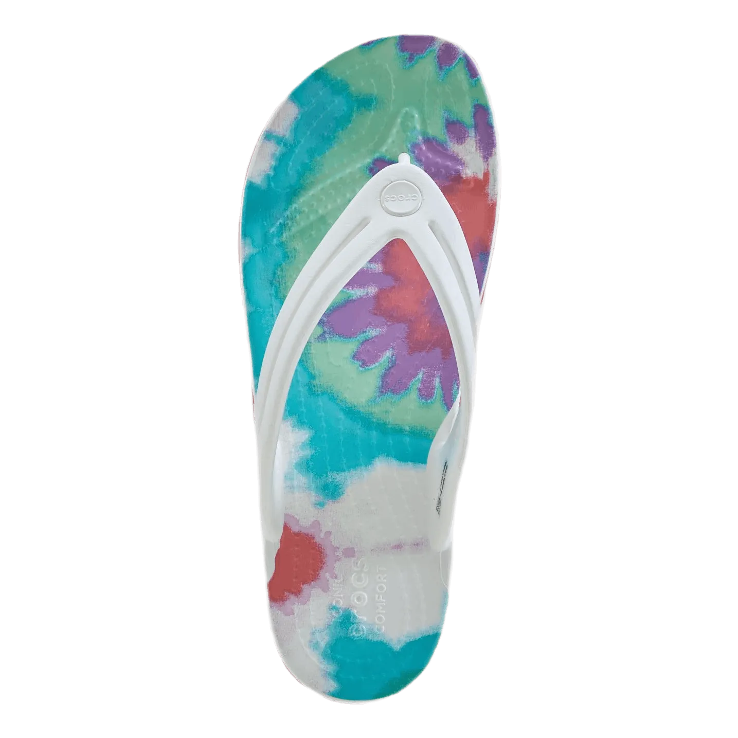 Crocs Tie Dye Flip-Flop Purple / White