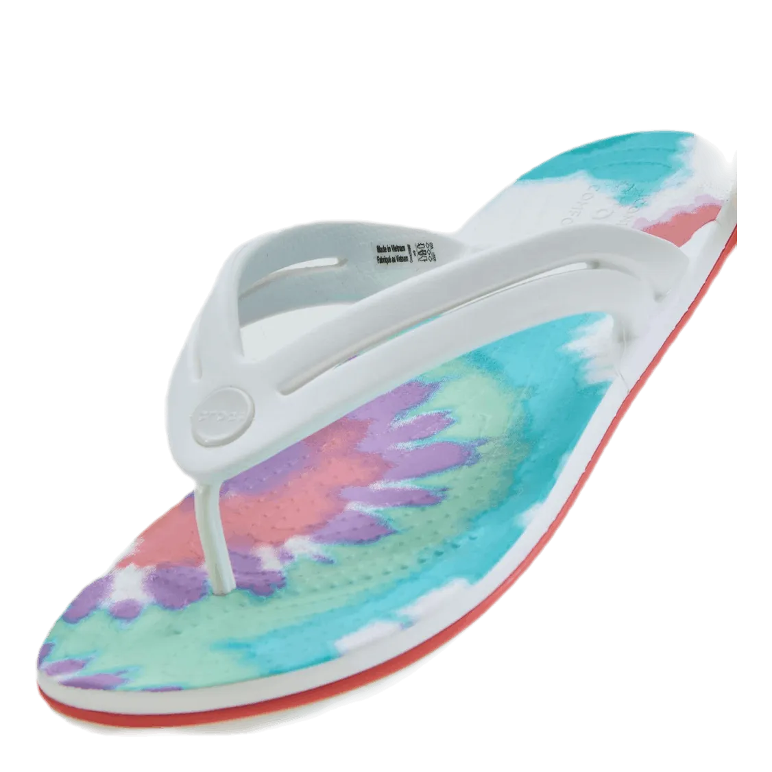 Crocs Tie Dye Flip-Flop Purple / White