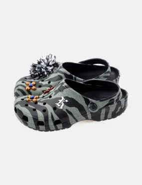 Crocs Zueco animal print combinado