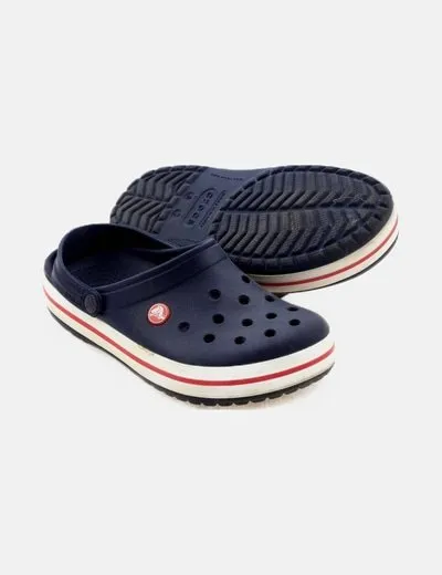 Crocs Zueco azul marino básico