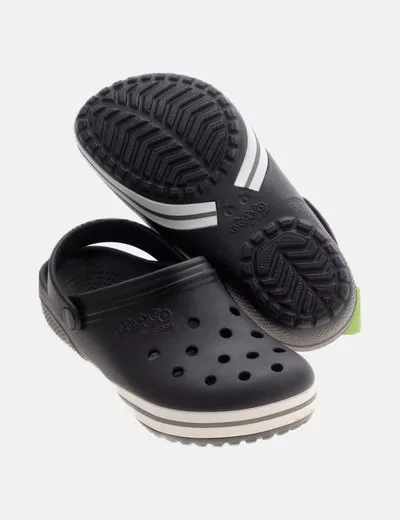 Crocs Zueco negro calado