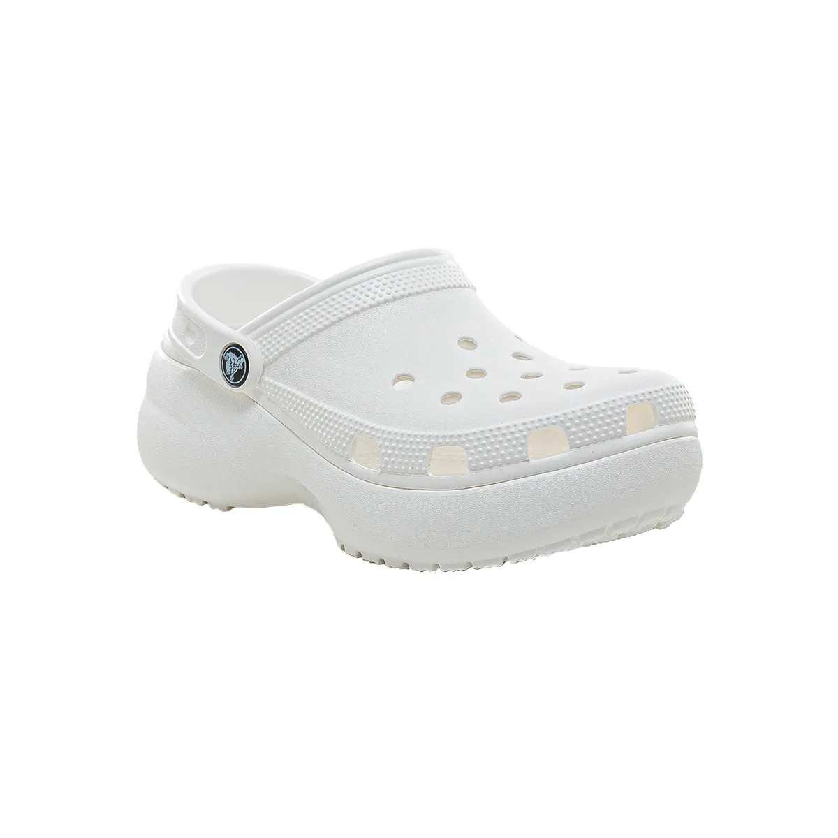 Crocs Zuecos Classic Crush Clog – White – Mujer – 207521100