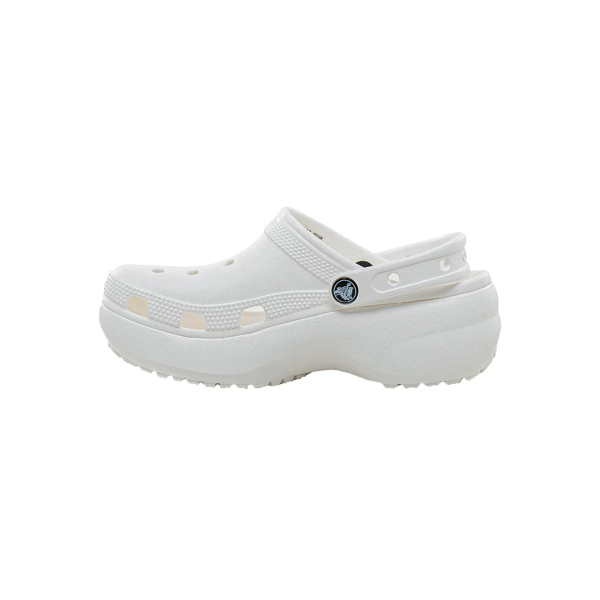 Crocs Zuecos Classic Crush Clog – White – Mujer – 207521100