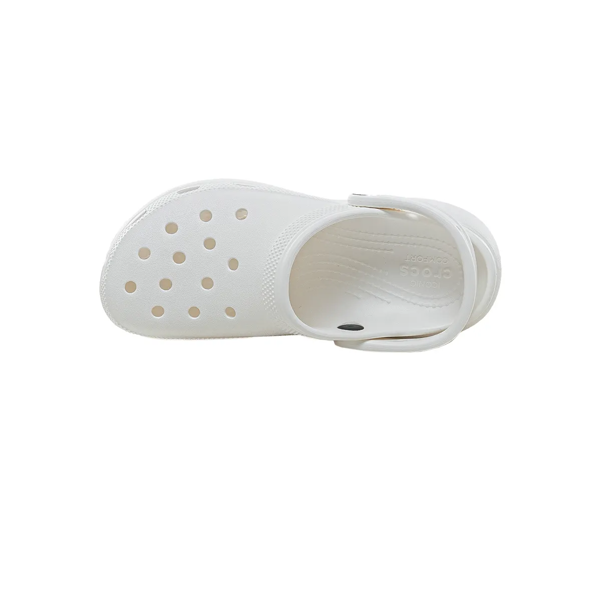 Crocs Zuecos Classic Crush Clog – White – Mujer – 207521100