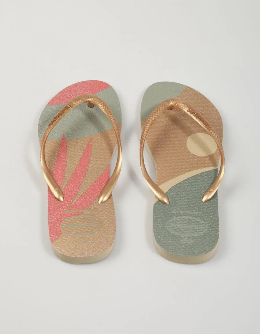  flip flops HAVAIANAS Slim en Gold 79276