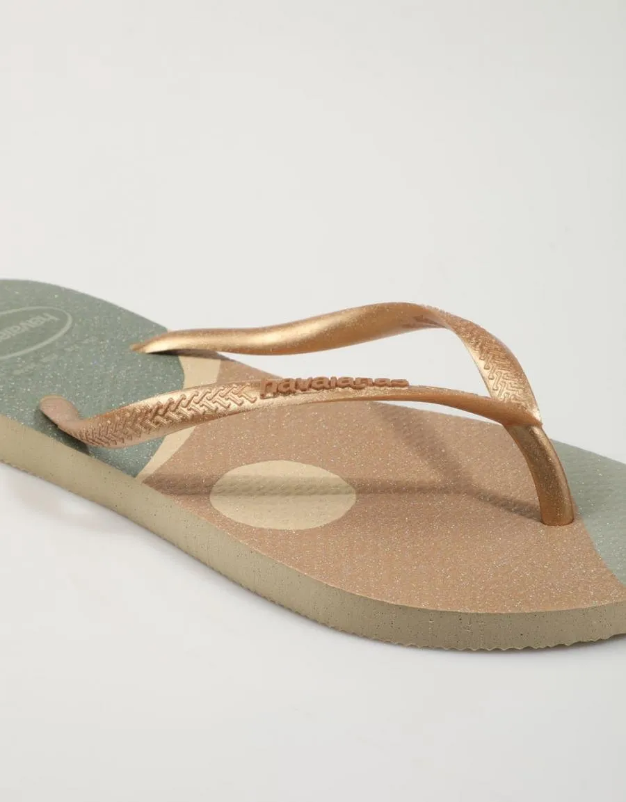  flip flops HAVAIANAS Slim en Gold 79276