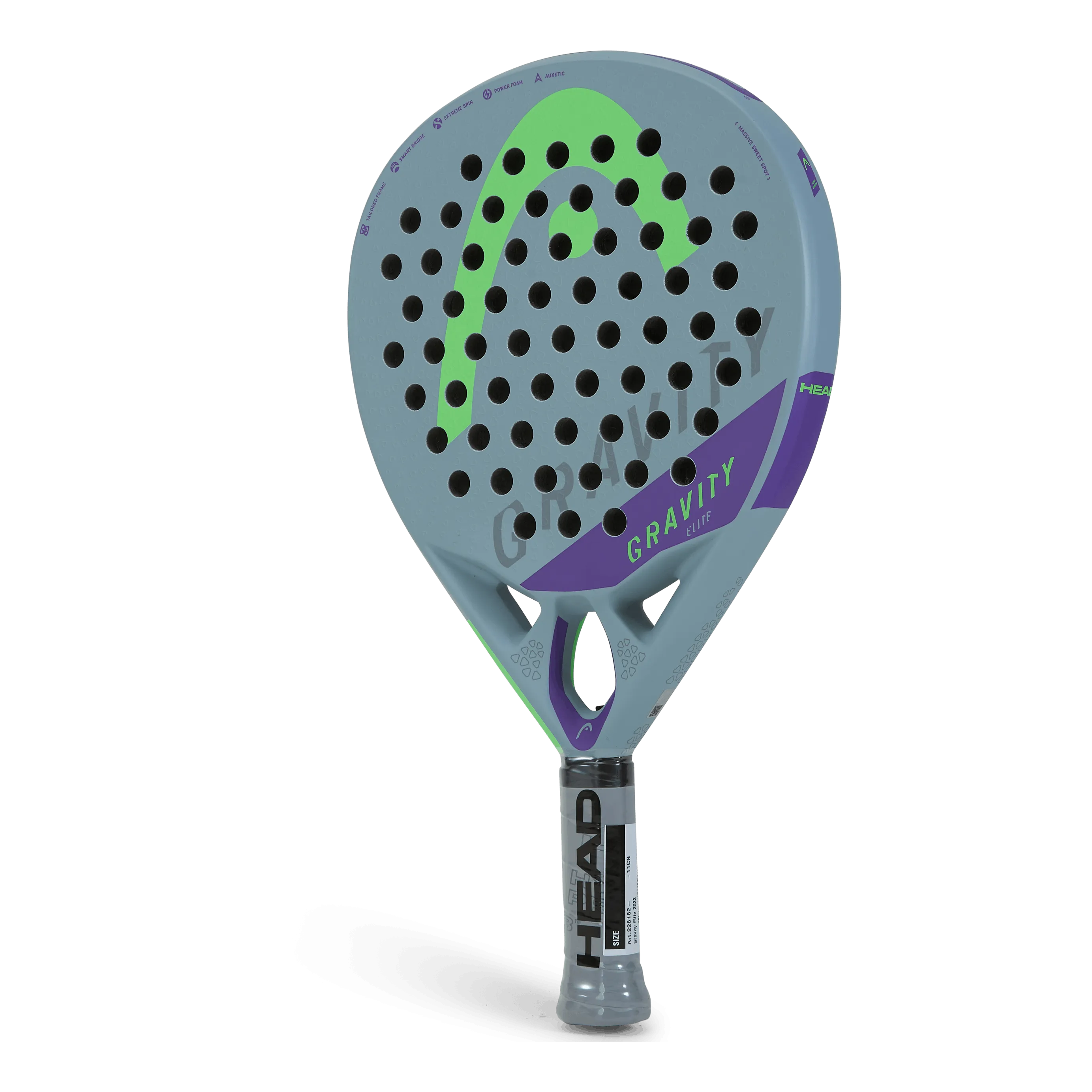 Head Gravity Elite 2022 Grey/green/purple