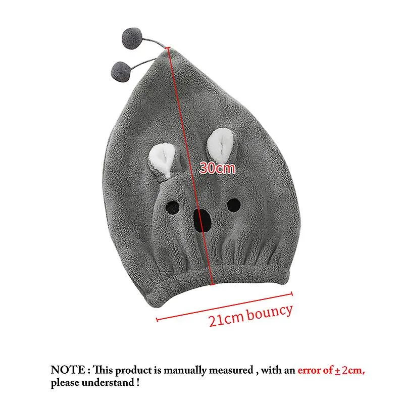 Microfiber Solid Soft Dry Hair Hat Cute Rabbit Towel Women Shower Wear on Head Towels Home Textile Towel Bath Wearable Towel