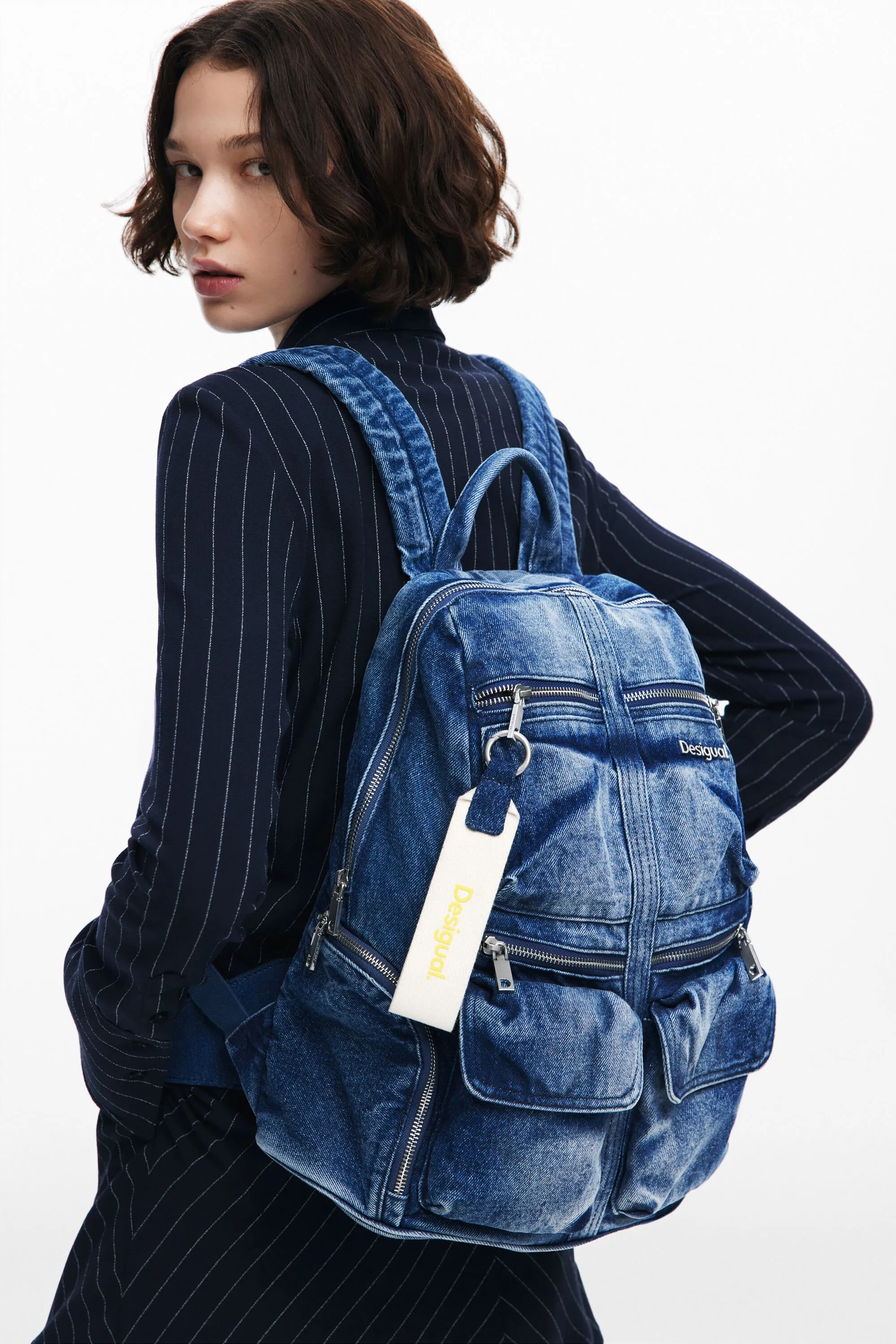 Mochila L denim