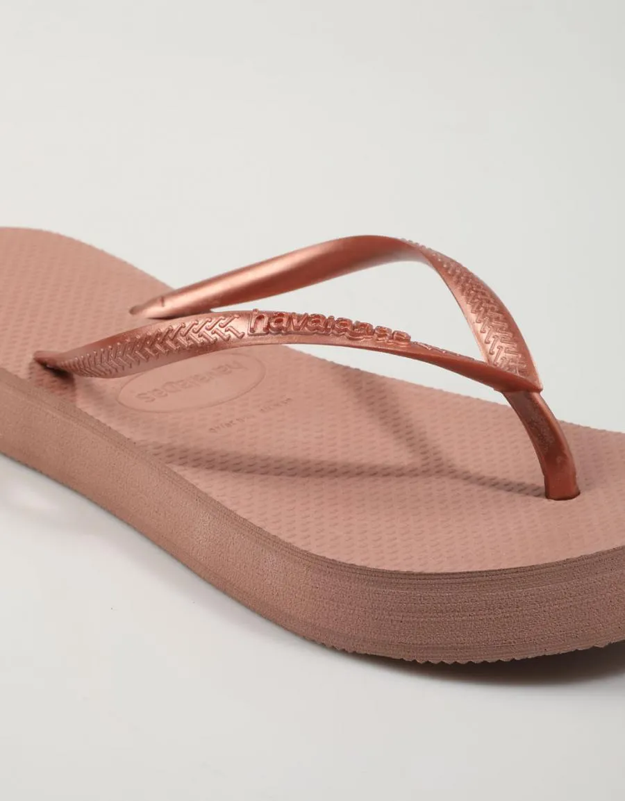  nu pieds HAVAIANAS Slim en Rose 79274