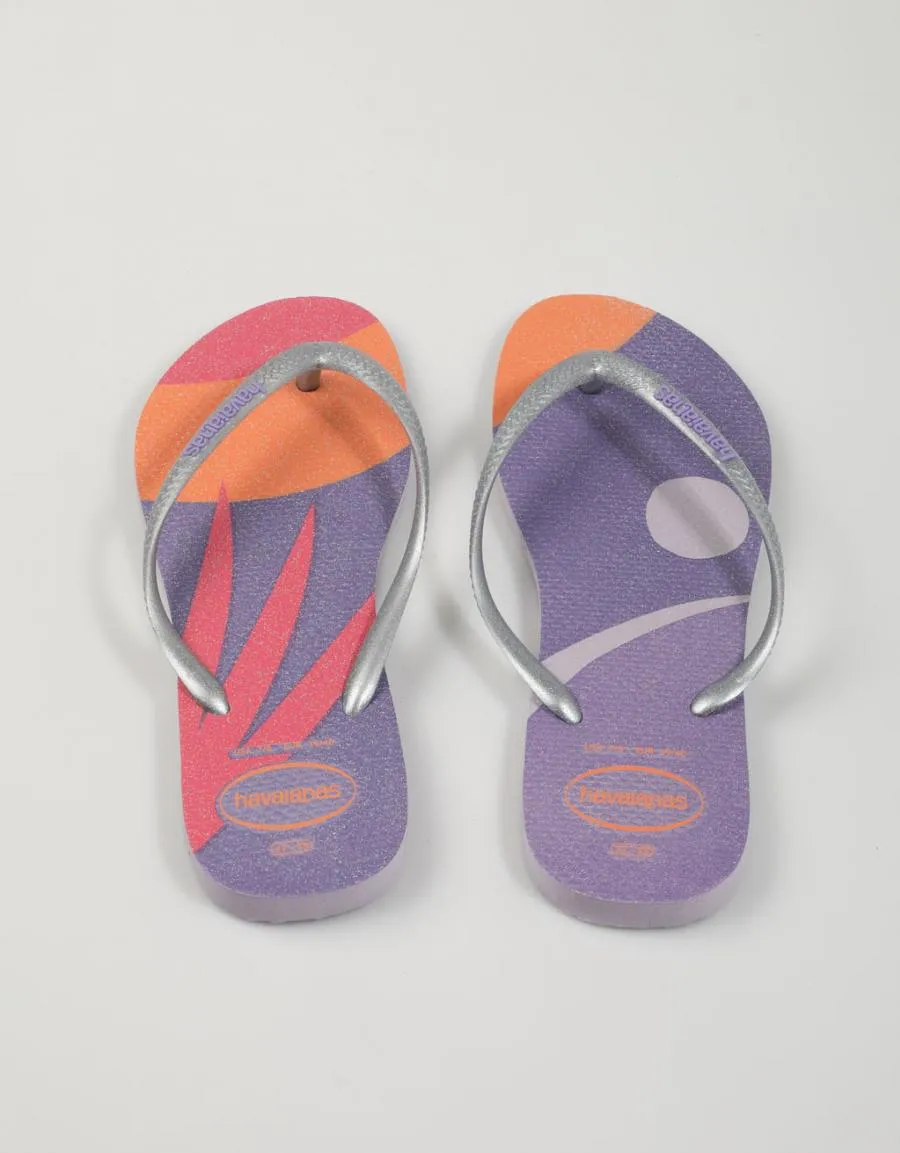  nu pieds HAVAIANAS Slim en Violet 79275