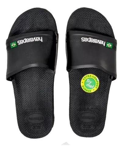 Ojotas Havaianas Hombres Slide Brasil 4142616 Empo2000