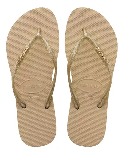 Ojotas Havaianas Mujer Slim Logo Metallic 4119875d Empo2000