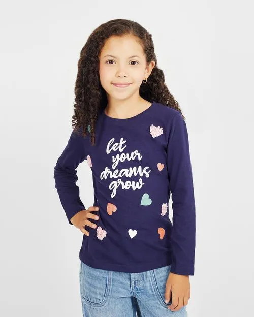 Polo Niña Mariamanda Azul Mora