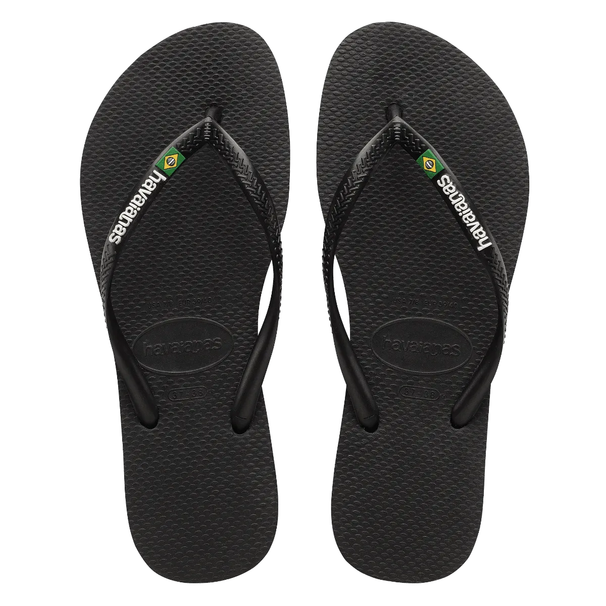 Sandalias Mujer Havaianas Slim Brasil Negra