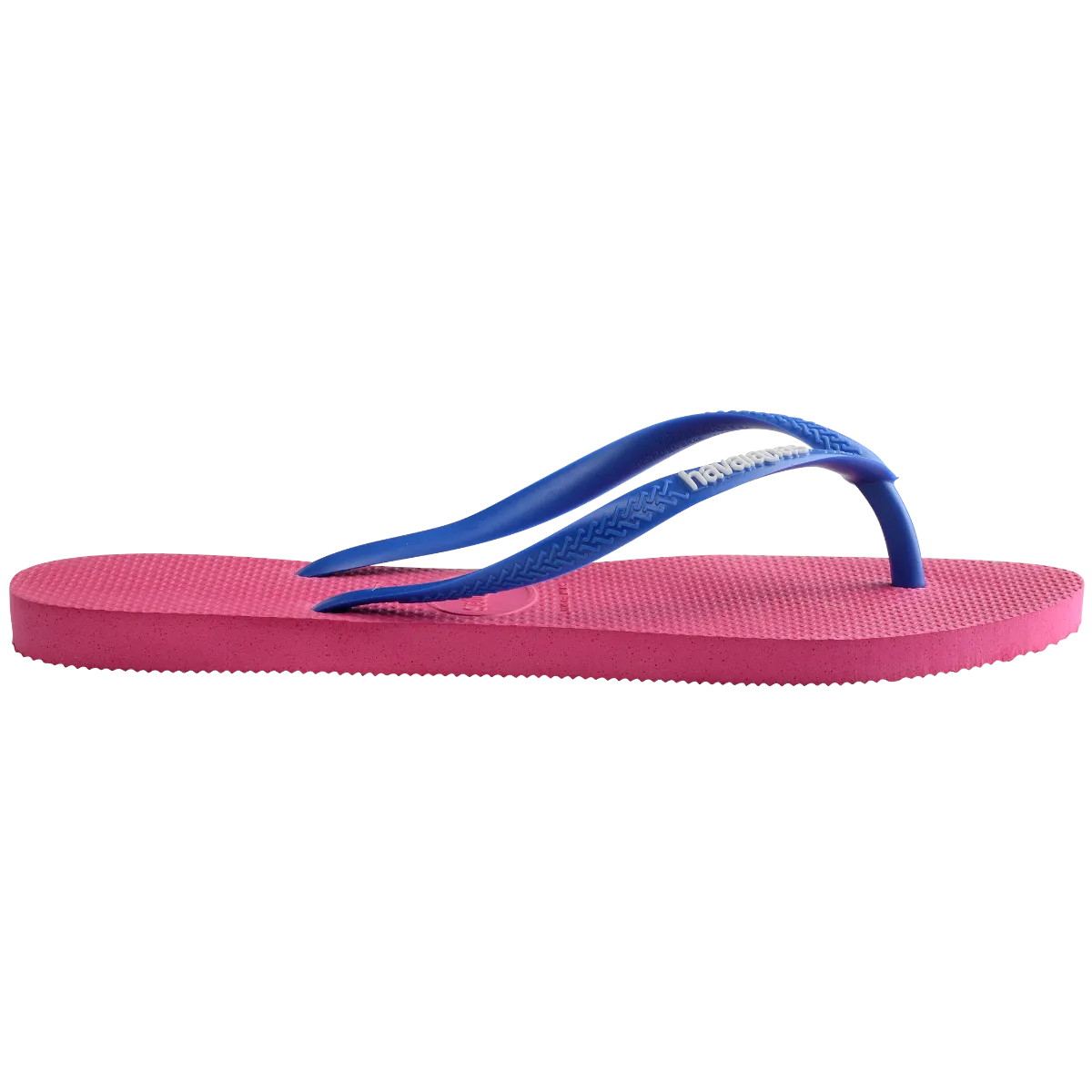 Sandalias Mujer Havaianas Slim Logo Rosada 