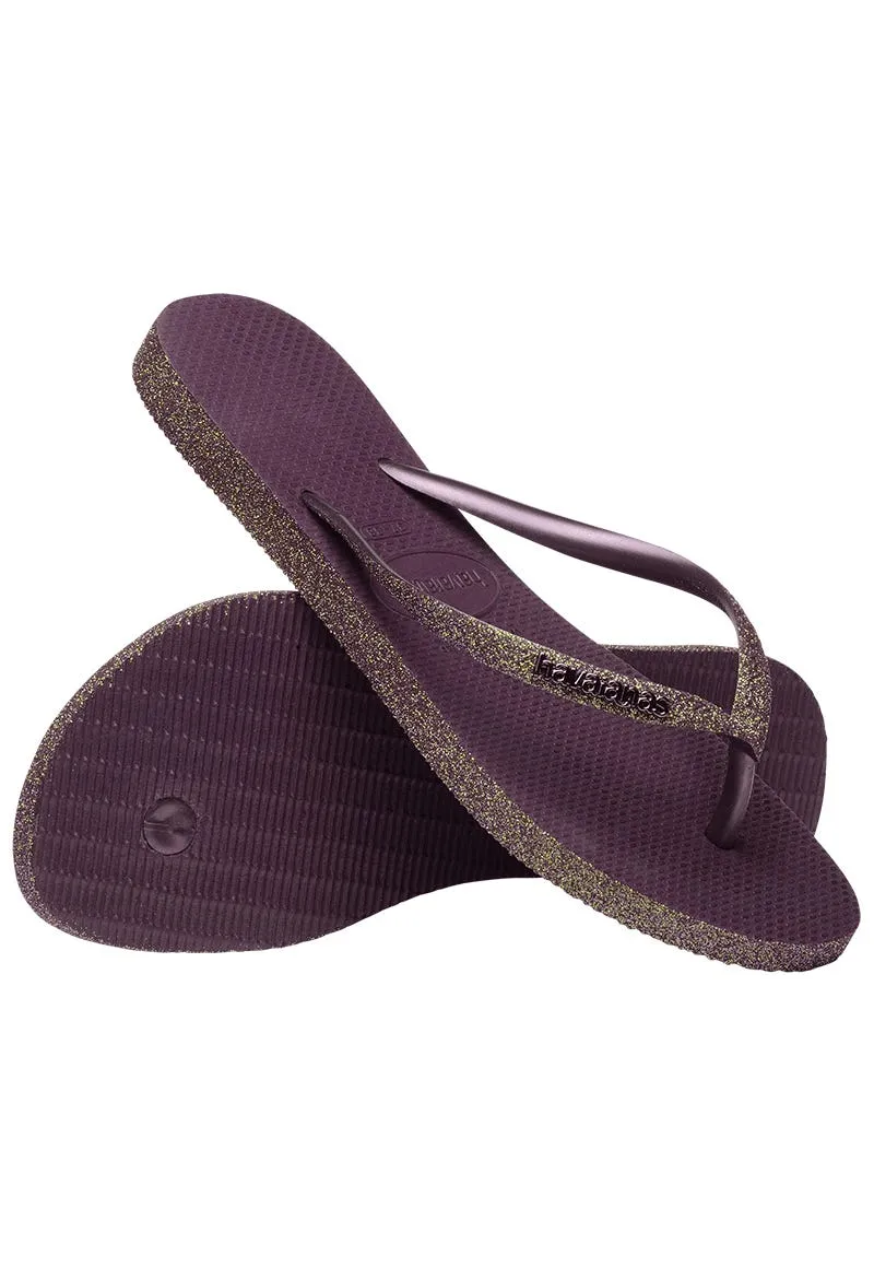 Sandalias Mujer Havaianas Slim Sparkle II Morada