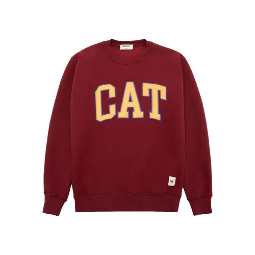 Sudadera Granate CAT Varsity Crewneck Marmar L