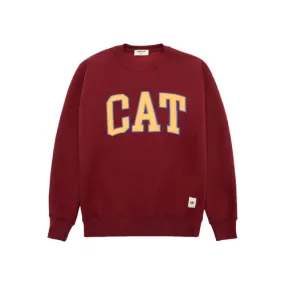 Sudadera Granate CAT Varsity Crewneck Marmar L