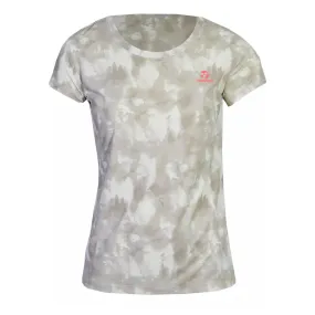 topper remera mujer - WMN TRNG FULL PRINT beige oys