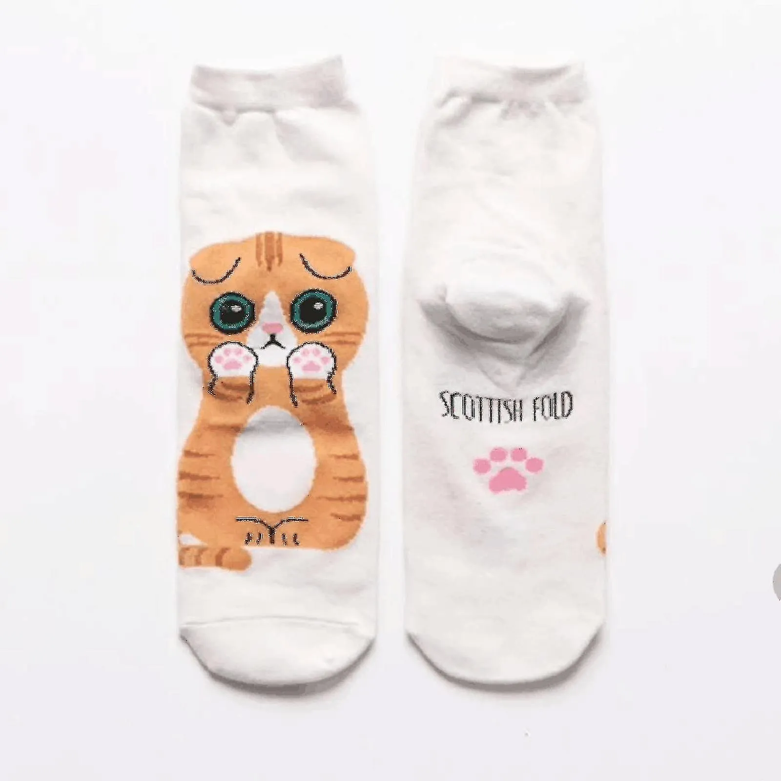 Women's Lovely Animal Printing 5 Pairs Of Casual Cat And Dog Socks