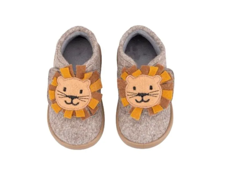 ZAPATILLA DE CASA BAREFOOT IGOR HOMIE LEON EN COLOR TAUPE W10329-183