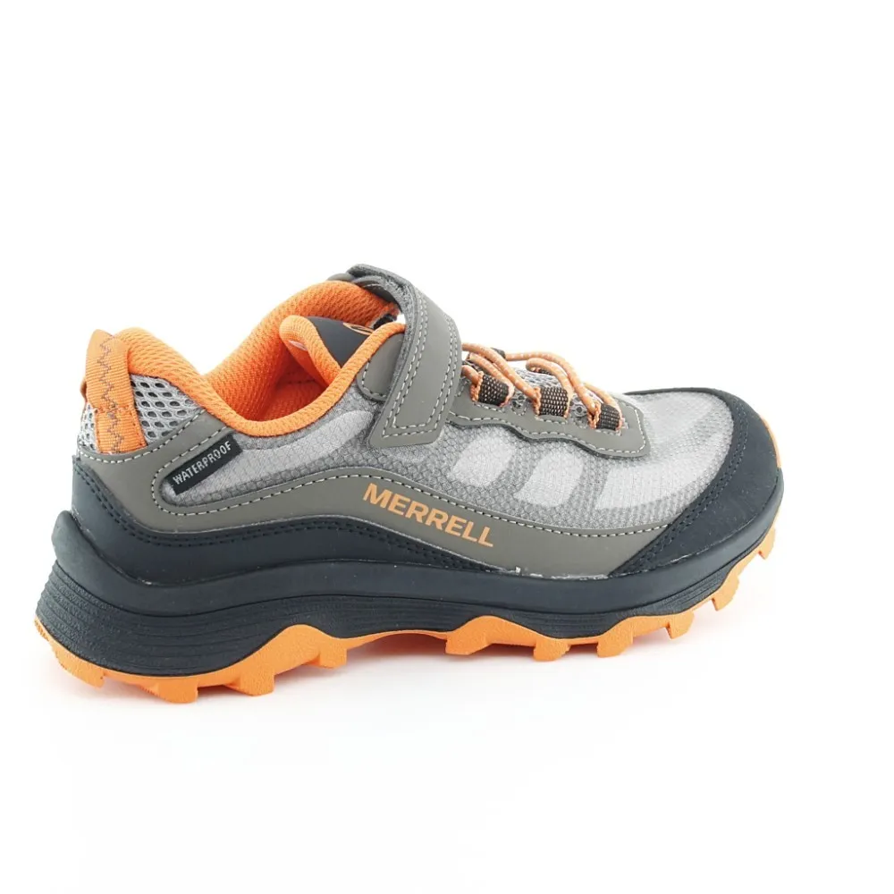 Zapatillas Merrell Moab Speed Gris-Naranja