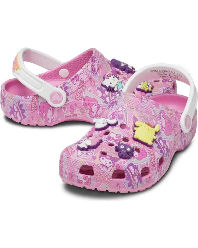 Zuecos CROCS  de Niña HELLO KITTY AND FRIENDS  ROSA