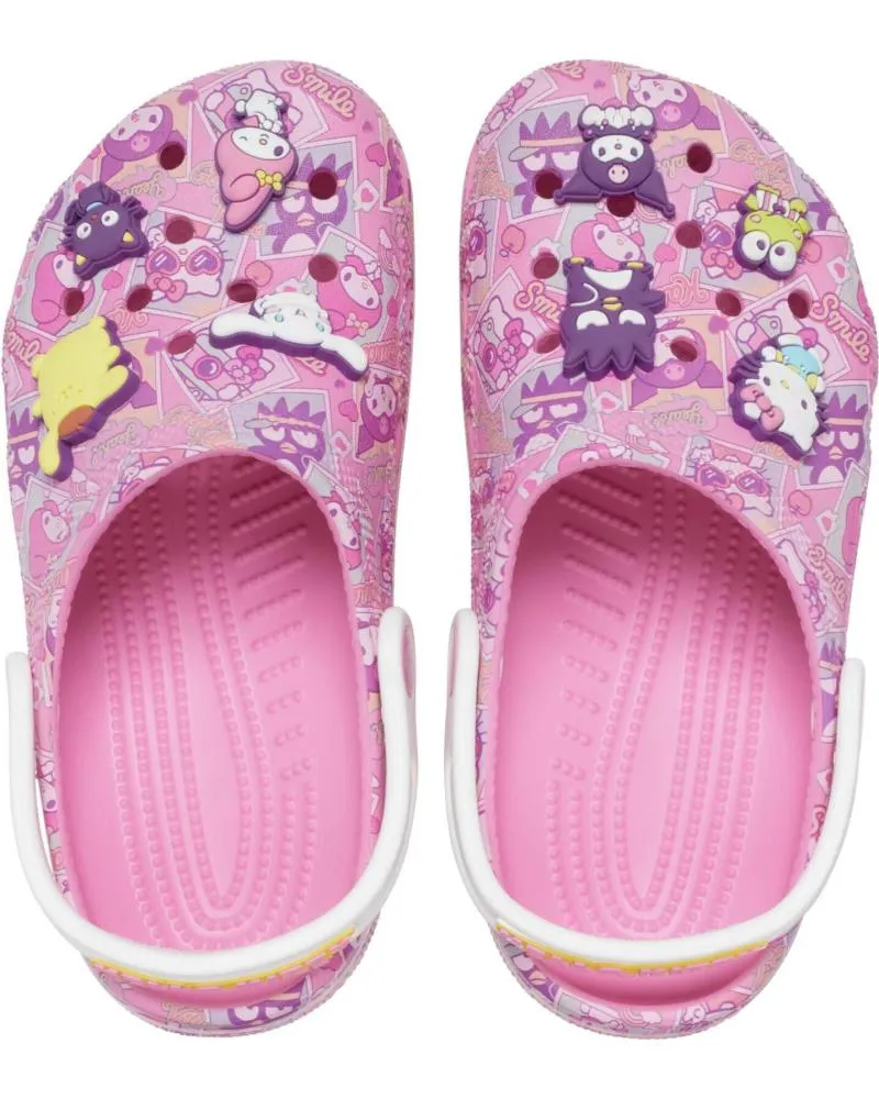 Zuecos CROCS  de Niña HELLO KITTY AND FRIENDS  ROSA