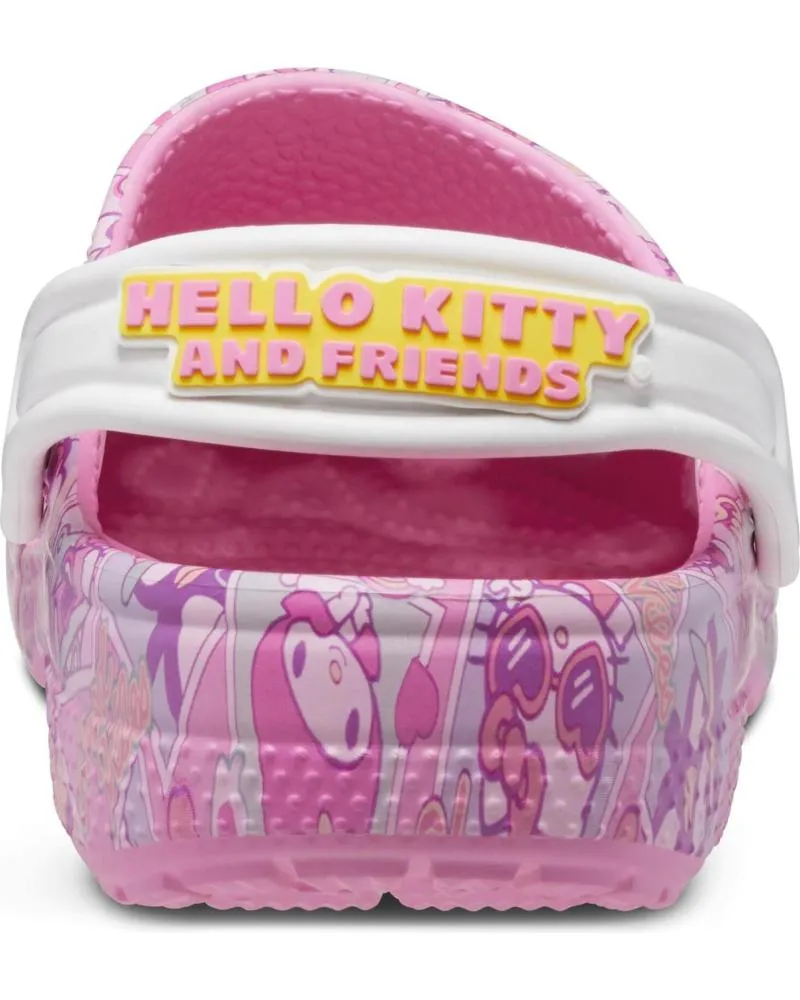 Zuecos CROCS  de Niña HELLO KITTY AND FRIENDS  ROSA